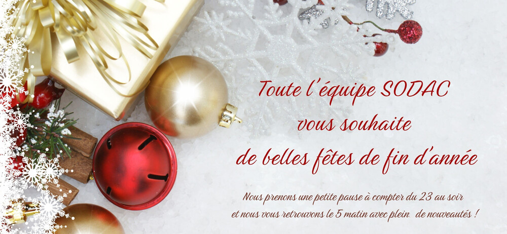 Petite pause pour les fêtes de fin d'année